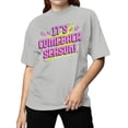thumbnail image 2 of Comeback Season: Bold Neon Design Women's T-shirt, 2 of 3
