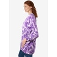 thumbnail image 3 of Woman Within Plus Size Perfect Longer-Length Cotton Cardigan Sweater, 3 of 5