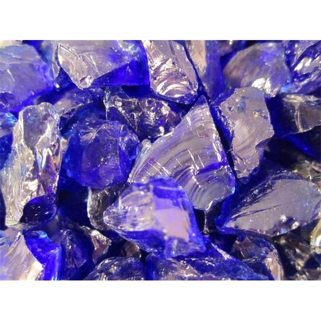 10 LB Cobalt Blue Fire Glass Small