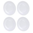 thumbnail image 1 of Assiettes à Salade Rondes, Ensemble d'Assiettes à Dîner Blanches de 9 Pouces Multi-Usages en Mélamine pour Cuisine, 1 of 7