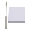 thumbnail image 1 of 50 hojas de papel para mezclar colores de uñas con varilla para mezclar Papel para mezclar esmalte de uñas desechable impermeable mediano, 1 of 10