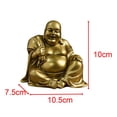 thumbnail image 4 of Estatua de Buda Maitreya, figuritas de Buda que ríen, arte artesanal, escultura budista, adorno para inauguración de la casa, gabinete de sala de esta Estilo C BLESIY Estatua de Buda, 4 of 8