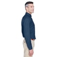 thumbnail image 3 of Harriton M550 Men's Long Sleeve Denim Shirt-Dark Denim-XL, 3 of 3