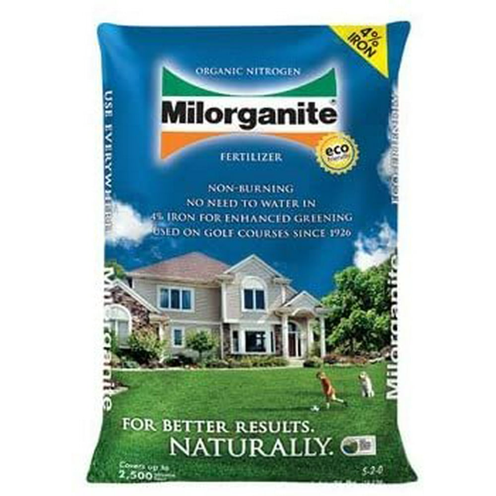Organic 060400 SlowRelease Nitrogen Fertilizer for All Grass Types 32 lb. 2500 sq