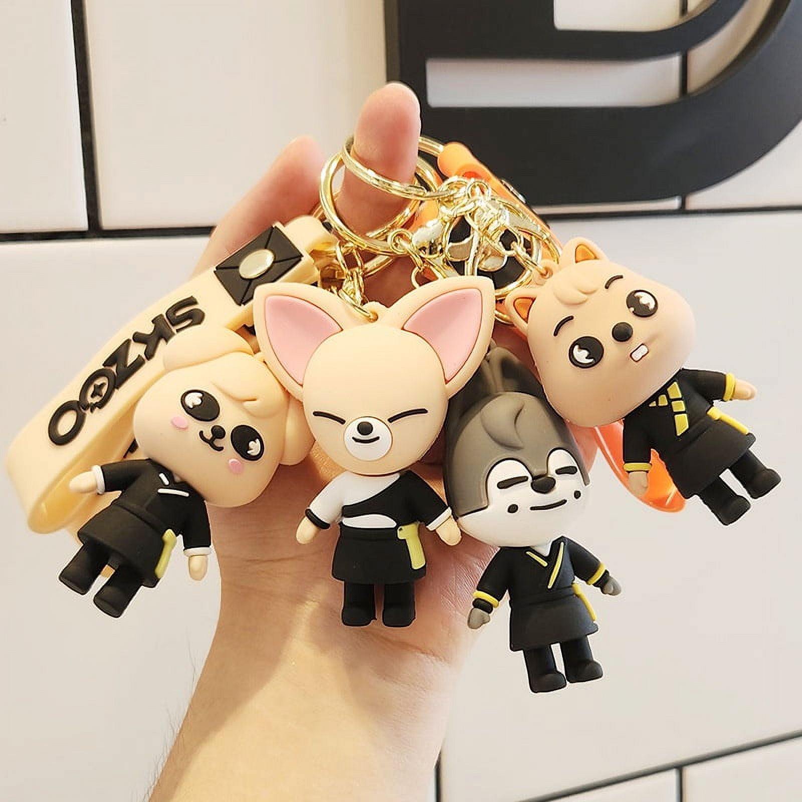 Kpop Idol SKZOO Stray Kids Snap Hook Keychain, ZKSOO-4 - Walmart.com