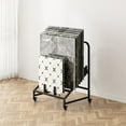 thumbnail image 5 of Advwin Heavy Duty Tile Display Rack with 12 Shelves & Lockable Wheels, Versatile Metal  Slotted Shelf for Porcelain Tiles, Flooring, Glass, Building Material or Art Panels, 5 of 13