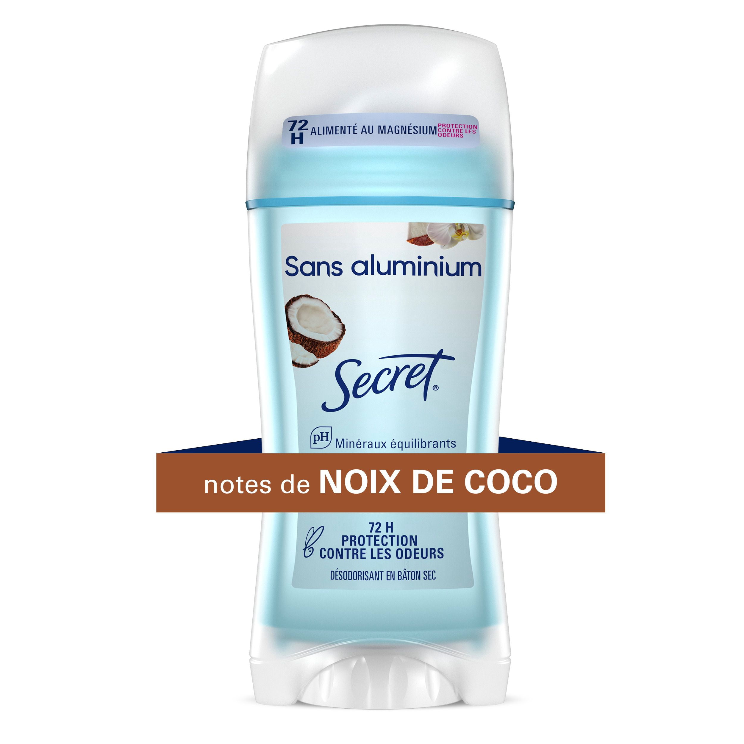 Secret Aluminum Free Deodorant for Women, Coconut, 68g