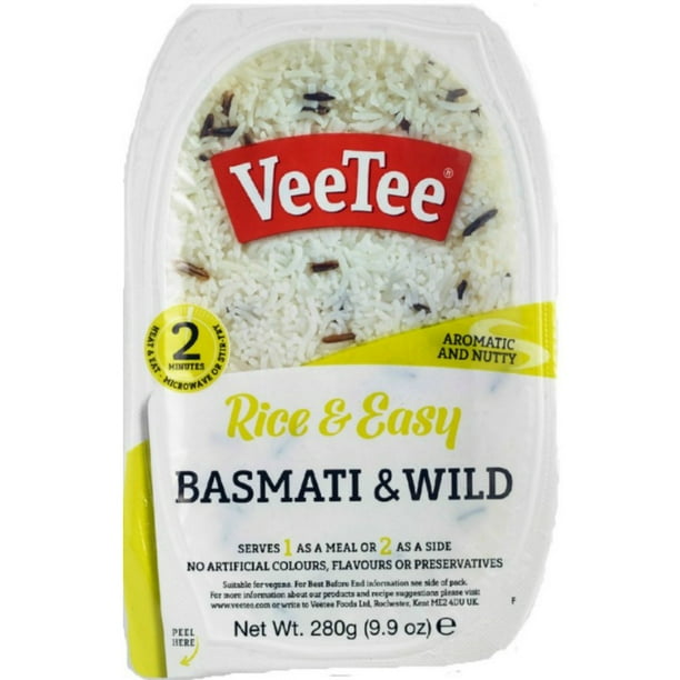 VeeTee Ready To Serve Basmati & Wild Rice, 9.9 oz