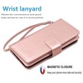 thumbnail image 3 of 6.4" 2019 Galaxy A50 Case, Samsung A50 Wallet Case, Njjex Luxury Pu Leather 9 Card Slots Holder Carrying Folio Flip Cover [Detachable Magnetic Hard Case] & Kickstand & Hand Strap, 3 of 5