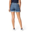 thumbnail image 4 of Levi Strauss Signature Women 5" Mid Rise Cuffed Short, Sizes 2-10, 4 of 6