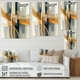 thumbnail image 4 of Designart Modern Blue And Gold Abstract I Canvas Wall Art, 4 of 5