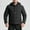 Black, variant on FDGIU Men's Winter Puffer Jacket - Hood Windproof Thermal Long Coat for Cold Weather