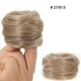 thumbnail image 2 of Chignons en Cheveux Humains Queue de Cheval Postiche Chouchous Brésiliens Extensions de Cheveux Beigne Chignon, 2 of 7