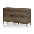 thumbnail image 4 of Furniture of America Reyes Rustic Wood 6-Drawer Dresser in Distressed Walnut, 4 of 6