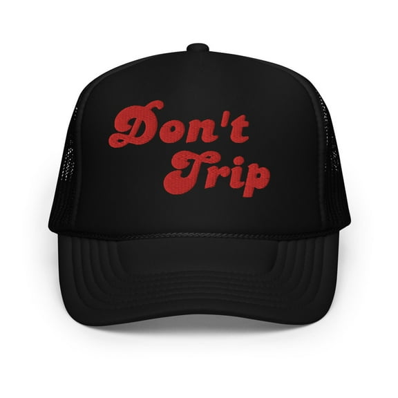Don't Trip Trucker Hat Red (Black)