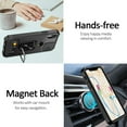 thumbnail image 6 of iPhone XR Case with Sliding Camera Cover and Card Holder Heavy Duty Protective iPhone XR Case with Ring Magnetic Kickstand Phone Case for iPhone XR 6.1''(Black), 6 of 14