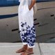 thumbnail image 2 of Pantalones largos con estampado de bolsillo suelto informal de verano para mujer a la moda Fridja  alkflakhf33067, 2 of 5