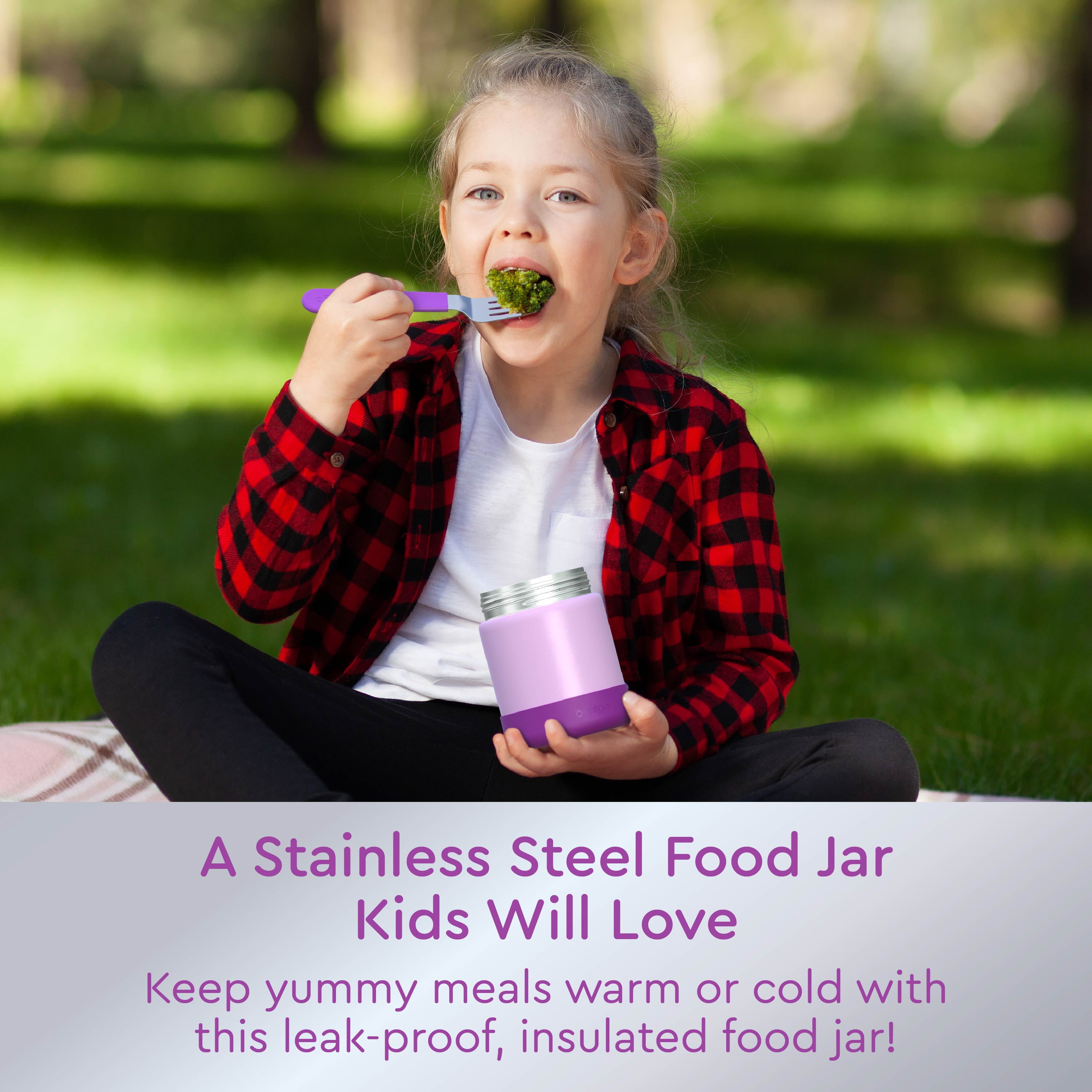 Bentgo Kids Stainless Steel Insulated Food Jar - Purple