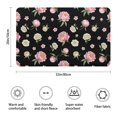 thumbnail image 3 of Pioneer Flower Floral Print Pattern Bathroom Rugs Mat, Non Slip Microfiber Bathroom Rug with Rubber Backing, Soft Mats for Bathroom Floor Tub Shower, 20"x32", 3 of 5