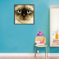 thumbnail image 5 of Cuadros Decorativos 5D DIY diamante pintura completo redondo taladro cara grande gato mosaico imagen Animal regalo Ehuebsd Nuevos Originales, 5 of 5