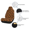 thumbnail image 6 of Cauagu Quirky Corn Pumpkin Print Car Seat Covers,Universal Automotive Seat Covers Car Seat Protectors Easy to Install Car Cover Car Accessories Auto rucks Van & SUV-2 PCS, 6 of 9