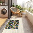 thumbnail image 4 of Yayeee Doormat for Inside 20"x32" Absorbent Low-Profile Washable Non-Slip Rubber Backed Entryway Rug, Colorful Toucans Pattern, 4 of 8