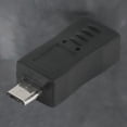 thumbnail image 4 of adaptadores de conector de cargador micro mini USB hembra a mini micro USB macho (negro), 4 of 7