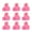 Rose red, variant on JZROCKER Pack of 500 Tiny Rabbits Glow in the Dark Bunnies Figurines Garden Decoration