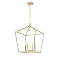 thumbnail image 4 of 3254-MG Millennium Lighting Corona - 4 Light Pendant-30 Inch Tall and 20 Inch Wide-Modern Gold Finish    -Traditional Installation, 4 of 6