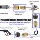 thumbnail image 2 of Juego de adaptadores para hidrolavadora, kit de desconexión rápida, conector giratorio M22 a conexión rápida de 3/8 de pulgada, conector de 3/4 de pulgada a liberación rápida, paquete de 8, 2 of 4