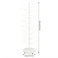 thumbnail image 4 of 80.7in Hat Rack, Freestanding Hat Display Stand, 8-Tier Hat Holders White, 4 of 15