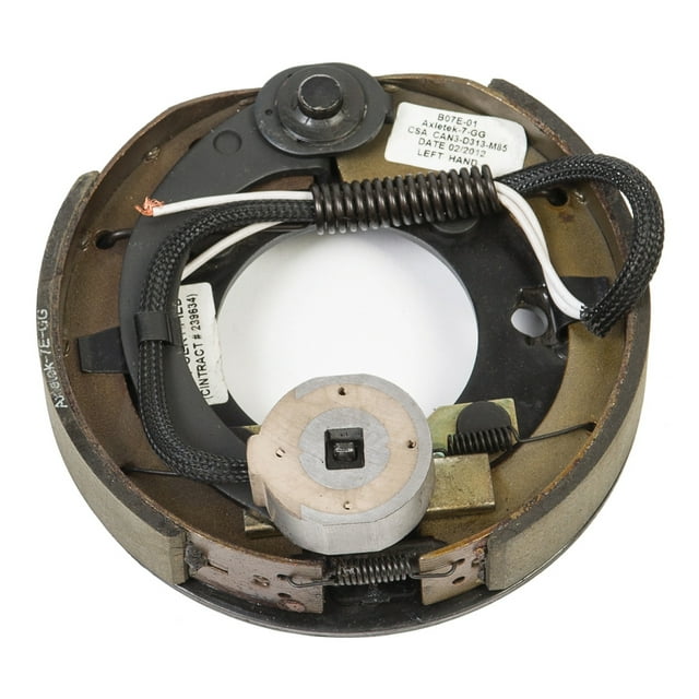 Husky Towing Ensemble de Frein de Remorque 30789 Freins Électriques; Compatible avec Essieus de 600 à 2200 Livres; Gauche; Simple