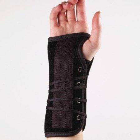 Corflex Post-Op Lace Up Wrist Brace for After Surgery-L-Right