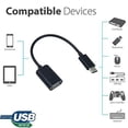 thumbnail image 4 of OTG USB-C 3.0 Adapter (2 Pack) Compatible with Samsung Galaxy S21 Ultra 5G for multi use functions such as keyboard, thumb drives, mice, etc. (BLACK), 4 of 4