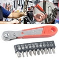 thumbnail image 3 of Clearance! Right Angle Screwdriver Mini Ratchet Wrench Drive with Screwdriver Bits GXP P2M8, 3 of 8