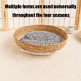 thumbnail image 4 of DPTALR Breathable Rattan Pet Bed Round Shaped Dog Mat For Pet Cozy Sleeping Cushion Deep Pet Supply For Relaxation, 4 of 6