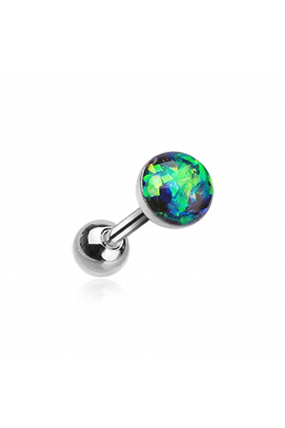 Opal Sparkle WildKlass Cartilage Tragus Earring 316L Surgical Steel