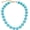 blue beads, variant on Chunky Turquoise Beaded Choker Necklace Women Large Big Pearl Bead Strand Necklaces Bold Beads jewelry Gift[k3705]
