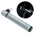 thumbnail image 1 of Bike Tire Pump, Portable Compact Anti Hand Slipping Bike Tire Inflator Aluminum Alloy Fast Heat Dissipation  for Road Mountain Bike Black,Titanium Color, 1 of 7