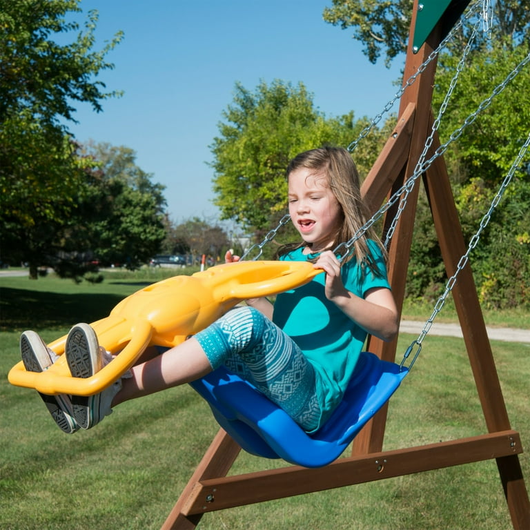 Swing-N-Slide Knightsbridge Plus Outdoor Playground Set with Swing-N-Slide Knightsbridge Plus Outdoor Playground Set with