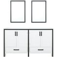 thumbnail image 4 of Lexora Home Ziva 60" Double Vanity with Mirrors in White, 4 of 6