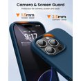 thumbnail image 2 of KOMI Designed for iPhone 16 Pro Max Case,Shockproof Liquid Silicone Protective Phone Case with Soft Anti-Scratch Microfiber Lining Ultra Slim Drop Protection Phone Cover 6.9 inch Cobalt Blue, 2 of 5