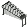 thumbnail image 4 of Modèle Marimba, Matériau de Résine Artisanale Exquise Mini Marimba Style Mignon pour Cadeau pour la Décoration de Table pour les Amateurs de Musique pour les Enfants, 4 of 8