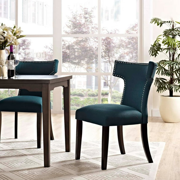 Modway Curve Upholstered Dining Side Chair, Multiple Colors - Walmart ...