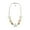 White, variant on HUANLEDASH Exaggerated Women Necklace Ocean Theme Starfish Coral Shell Hollow Out Faux Pearl Rhinestone Decor Adjustable Length Lady Vacation Beach Neck Jewelry