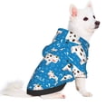 thumbnail image 5 of Cauagu Cows Milk Pattern Winter Pet Hoodie Sweatshirts- Dog Hoodie Sweater with Leash Hole - Cute Dog Hoodie - Pet Clothes Puppy Cat Custume -X-Large, 5 of 8