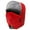 Red, variant on SikaFu Bomber Hat Windproof Men Women Leather Russian Hat Snow Ski Earflap Trapper Russian Cap Male Female Winter Hat with Mask