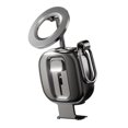 thumbnail image 4 of Soporte para teléfono para viajes en avión, fácil de usar, portátil, para playa, vacaciones, cruceros, libres, accesorios esenciales de viaje. Negro, 4 of 8