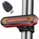 thumbnail image 2 of Luz trasera de bicicleta Luz de advertencia de bicicleta Luz trasera de control remoto inalámbrico inteligente Luz trasera de bicicleta con señales de giro y luces de freno automáticas, 2 of 5