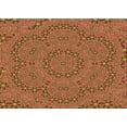 thumbnail image 1 of Ahgly Company Indoor Rectangle Patterned Orange Gold Area Rugs, 7' x 9', 1 of 6